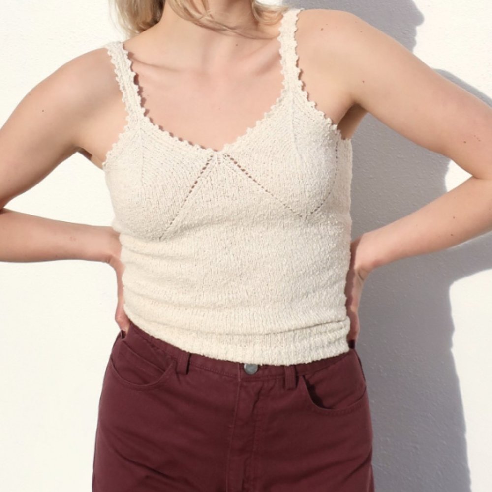 New Getty Cami Top in Natural